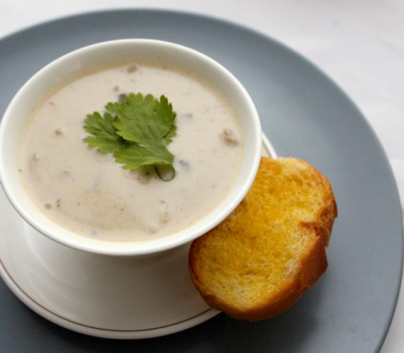 Cream of mushroom soup