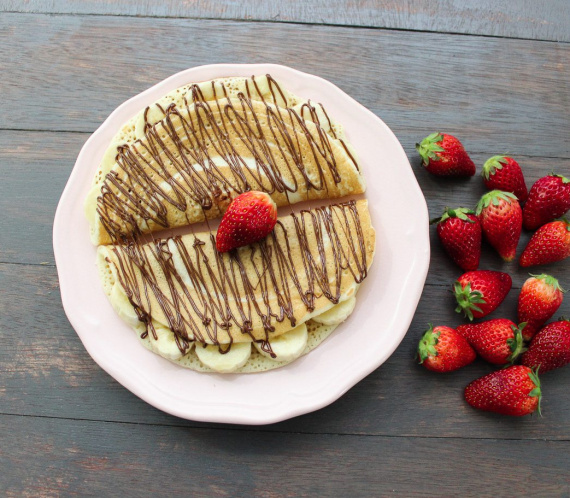 Banana Nutella Pancake