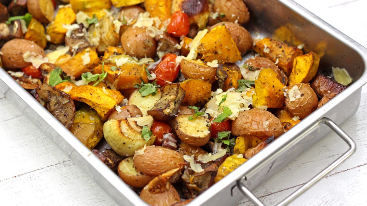 Grilled vegetables with balsamic vinaigrette