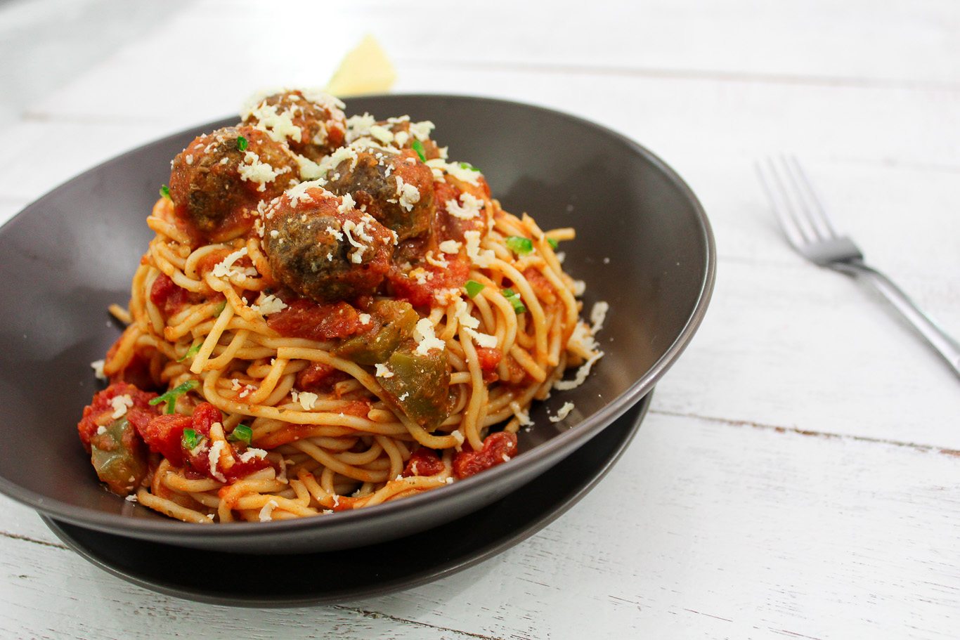 Better than Pastamania Spaghetti Bolognese with Meatballs