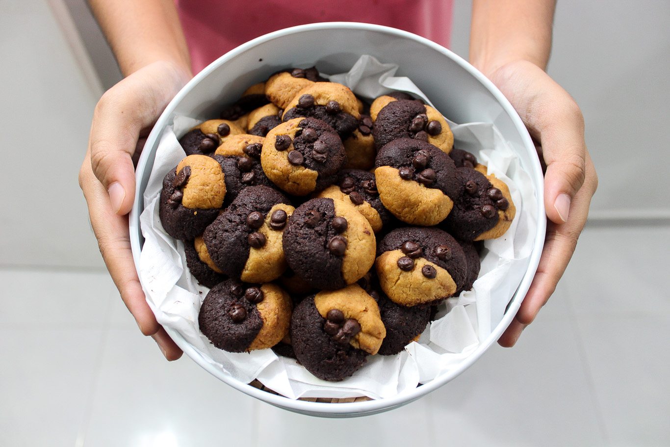 Peanut Butter and Chocolate Cookies