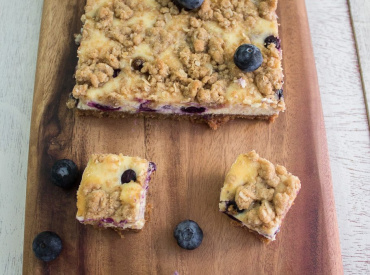 Blueberry Cheesecake Squares