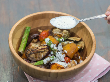 Warm Roasted Vegetable Salad