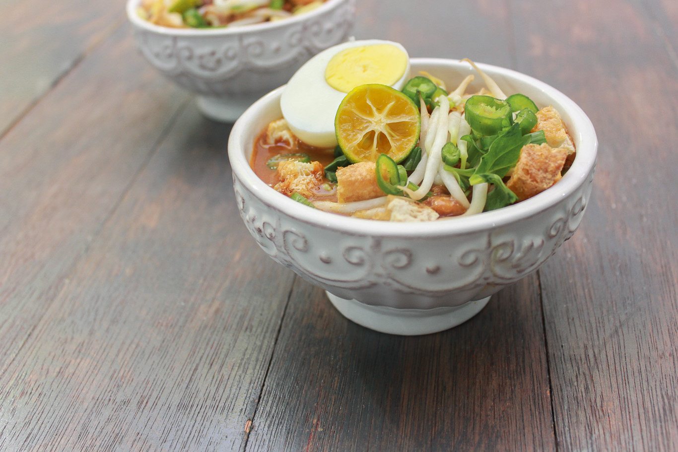 Mee Rebus – Noodles in Sweet Potato Gravy 