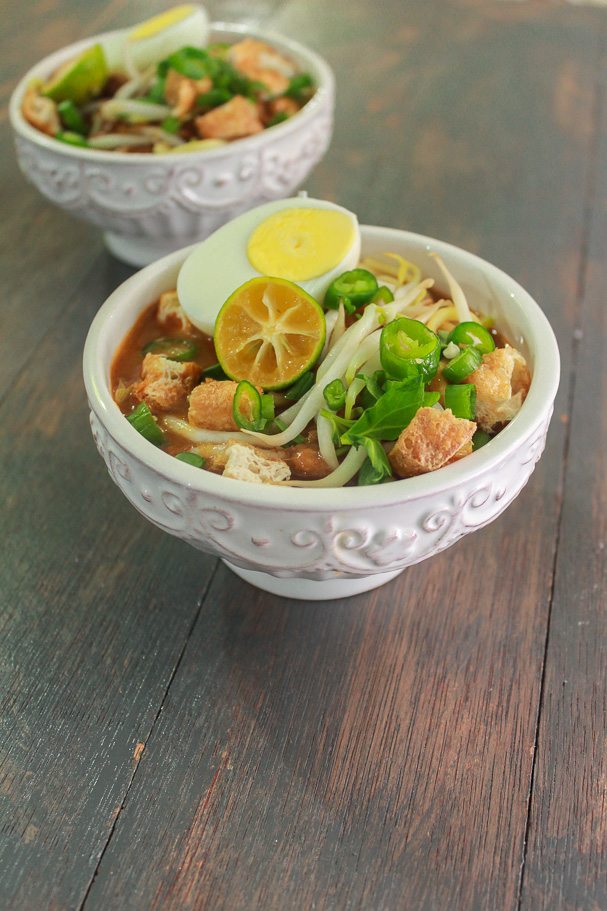 Mee Rebus – Noodles in Sweet Potato Gravy