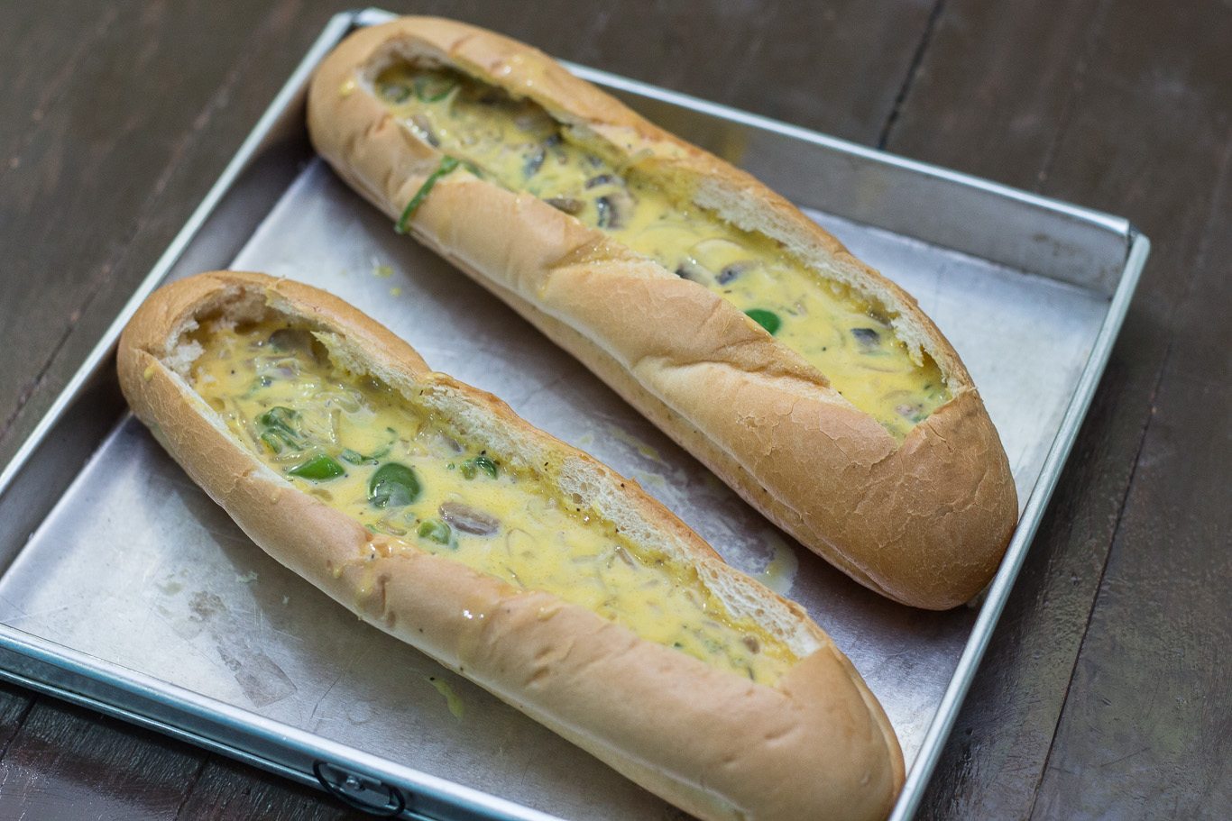 Egg Stuffed Baguette