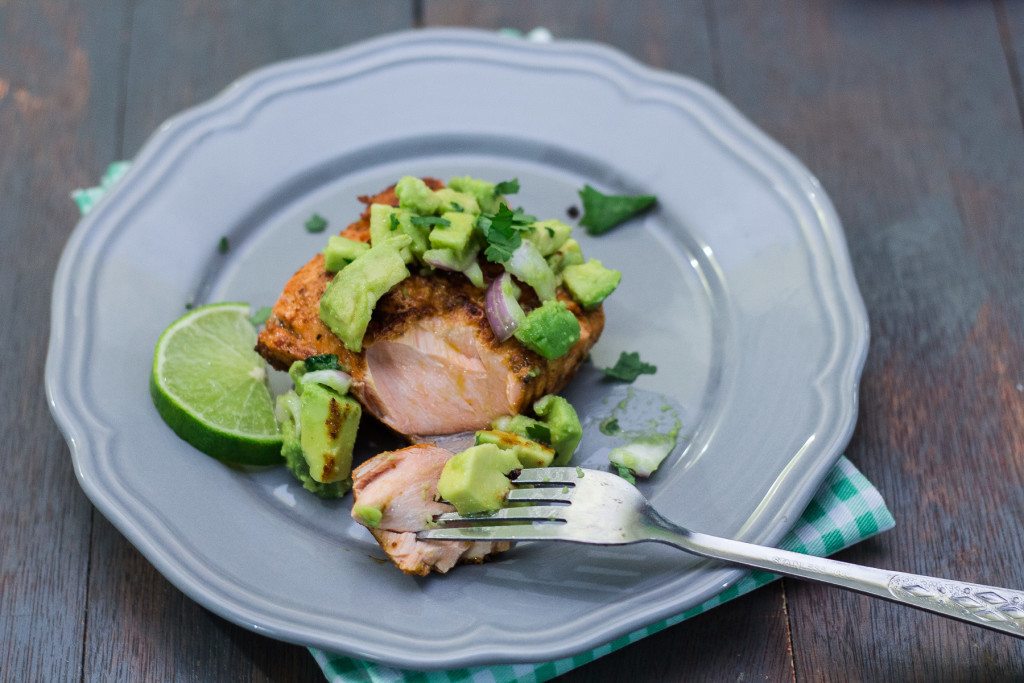 Best Salmon with Avocado Salsa