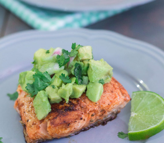 Best Salmon with Avocado Salsa