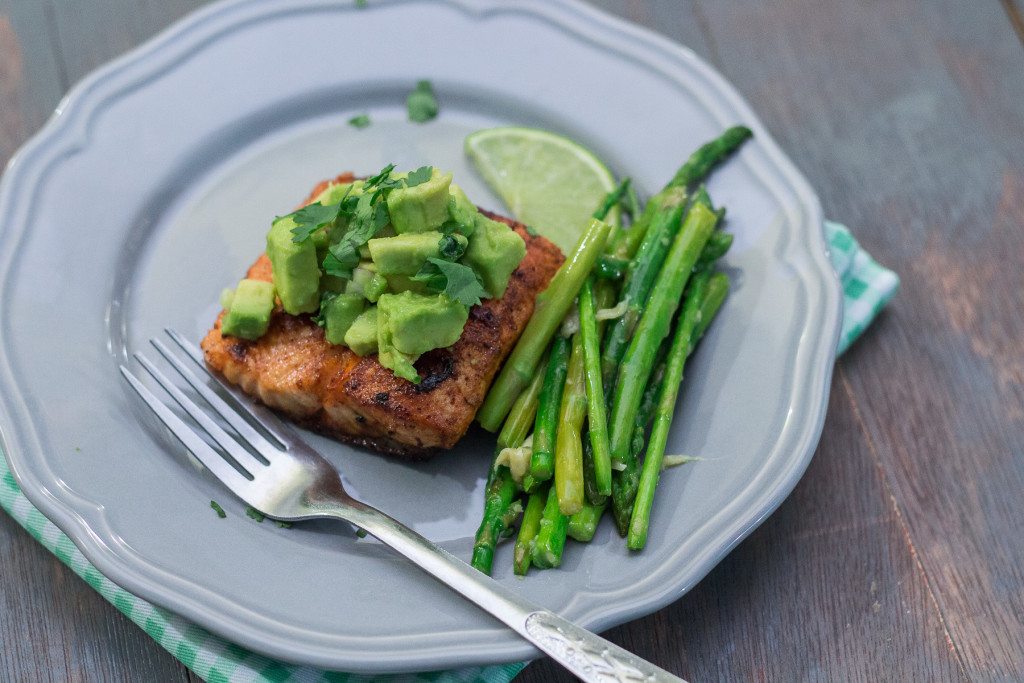 Best Salmon with Avocado Salsa