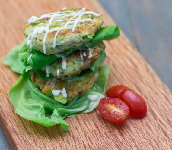 Chicken Avocado Burgers