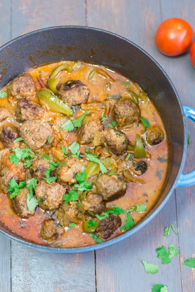 Harissa Meatball Stew