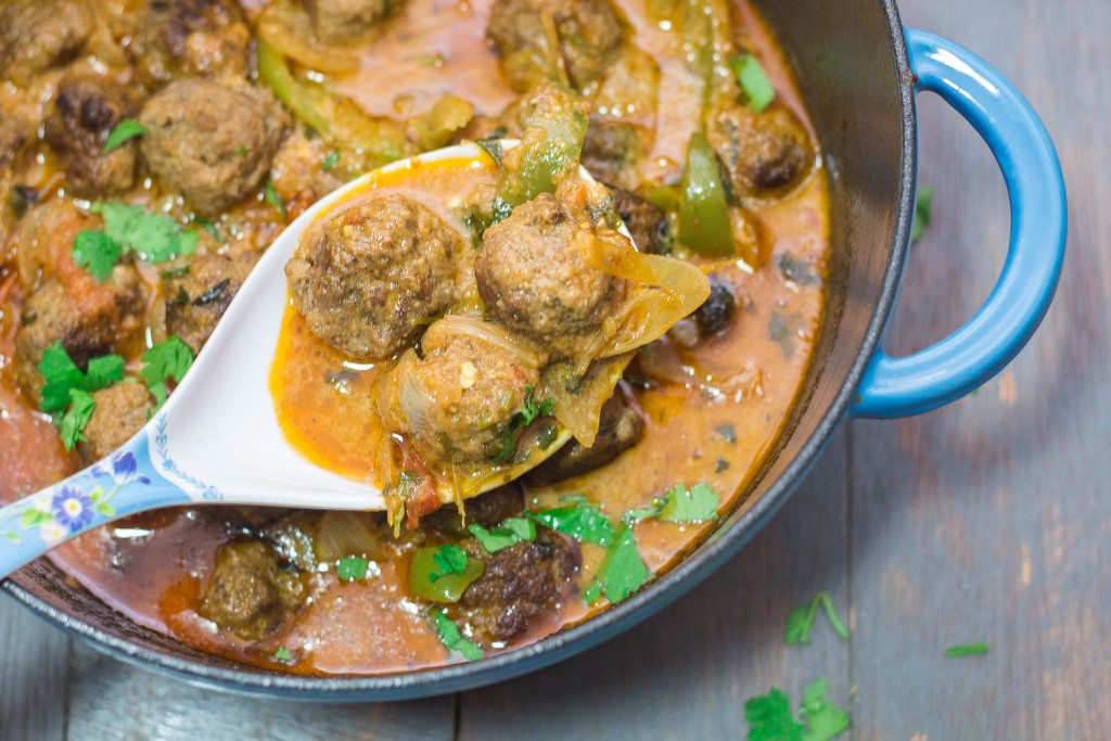 Harissa Meatball Stew