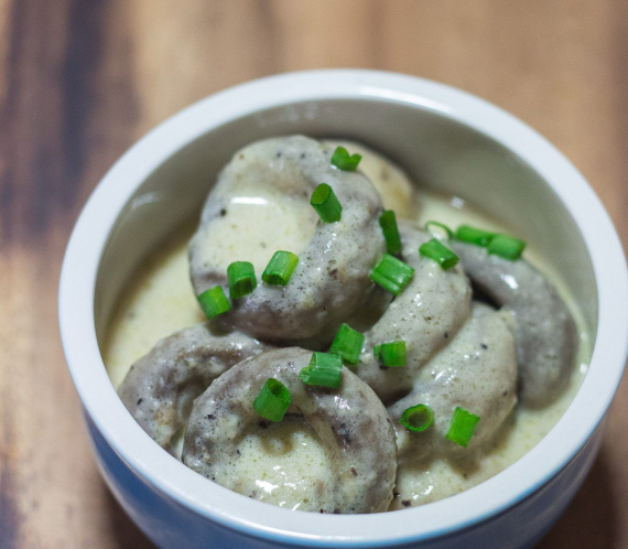Creamy Garlic Mushrooms