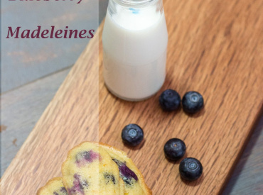 Lemon and Blueberry Madeleines