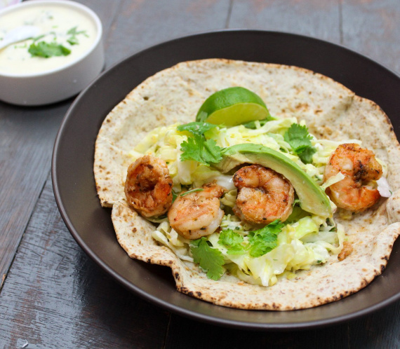 Delicious Shrimp Tacos with Lime Coleslaw