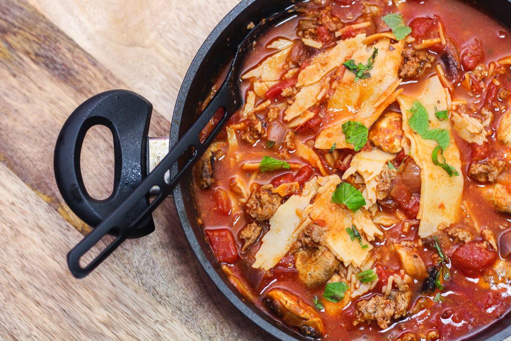 One Pot Lasagna Soup