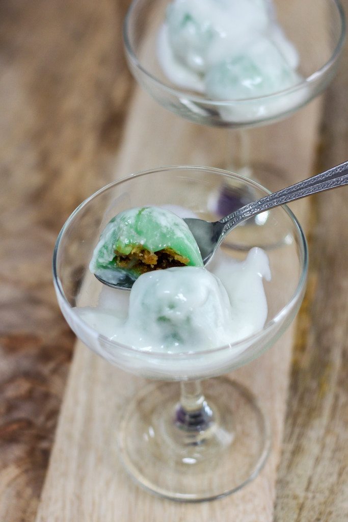 Badak Berendam or Kuih Koci Bersantan