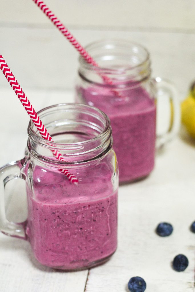 Raspberry Blueberry Banana Smoothie