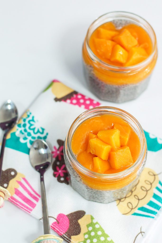 Delicious Mango and Coconut Chia Pudding