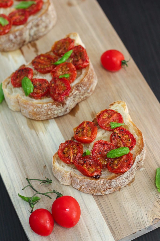 Roasted Tomato Bruschetta