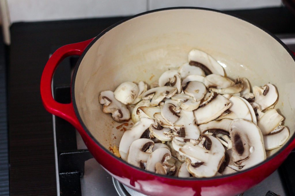 Gluten Free Cauliflower Mushroom Risotto