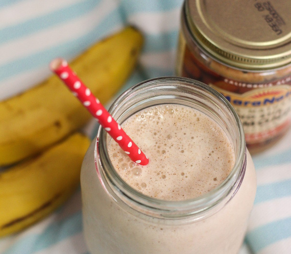 Almond Butter Banana Smoothie