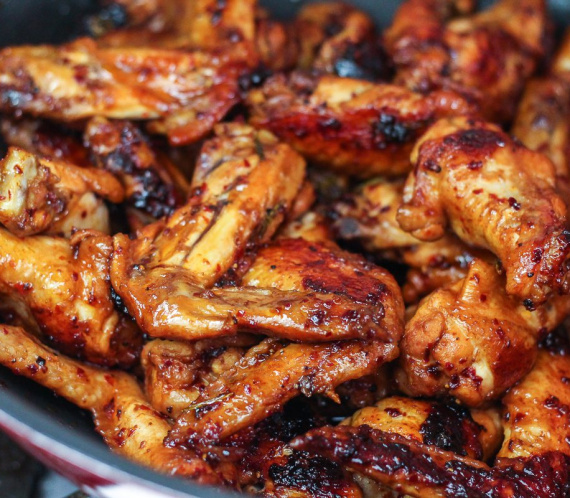 Delicious Stovetop Honey Chicken Wings