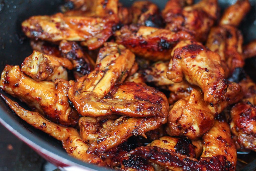 Delicious Stovetop Honey Chicken Wings 