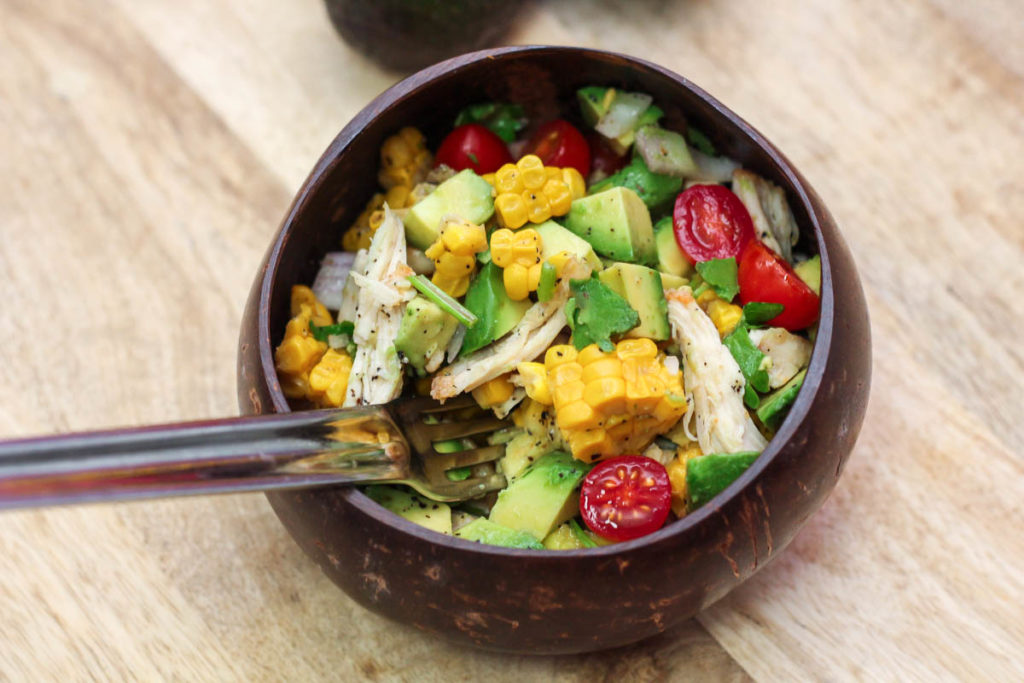 Healthy Chicken and Avocado Salad