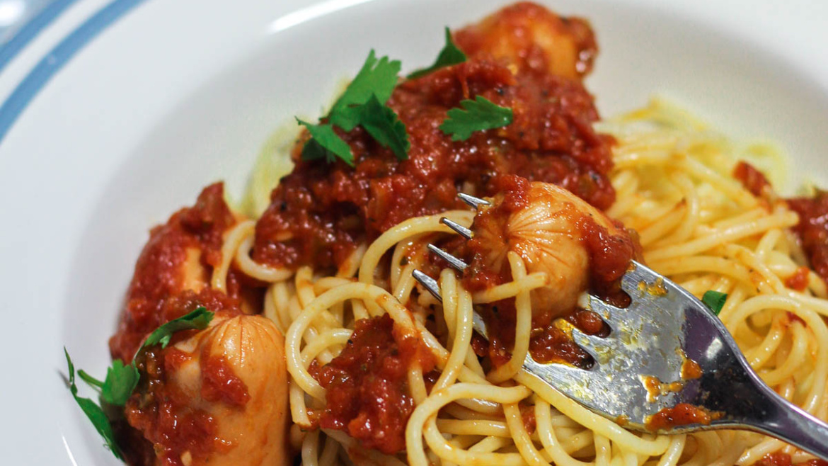 Spaghetti Ala Salsiccia