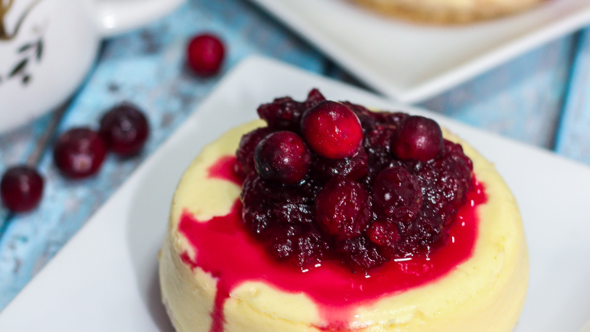 Cranberry Orange Cheesecake