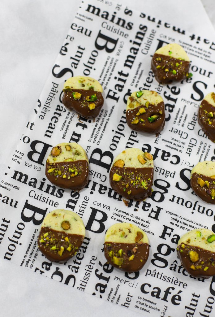 Chocolate Pistachio Cookies