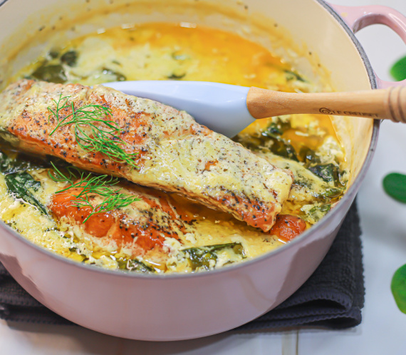 Creamy Garlic Butter Salmon