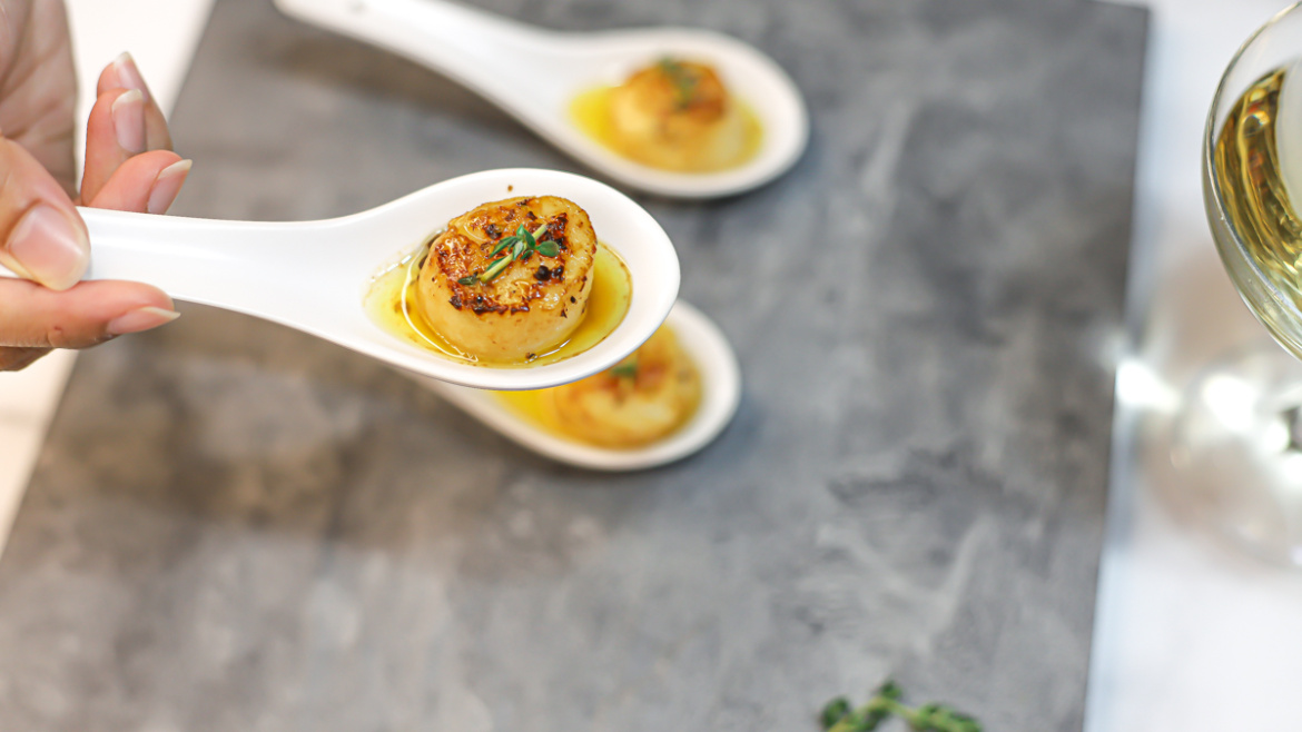 Lemon Garlic Butter Scallops