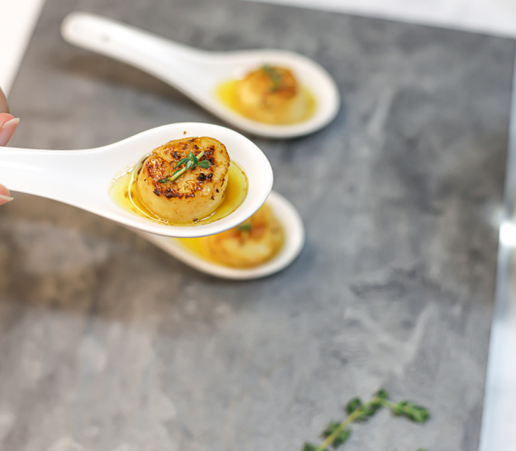 Lemon Garlic Butter Scallops