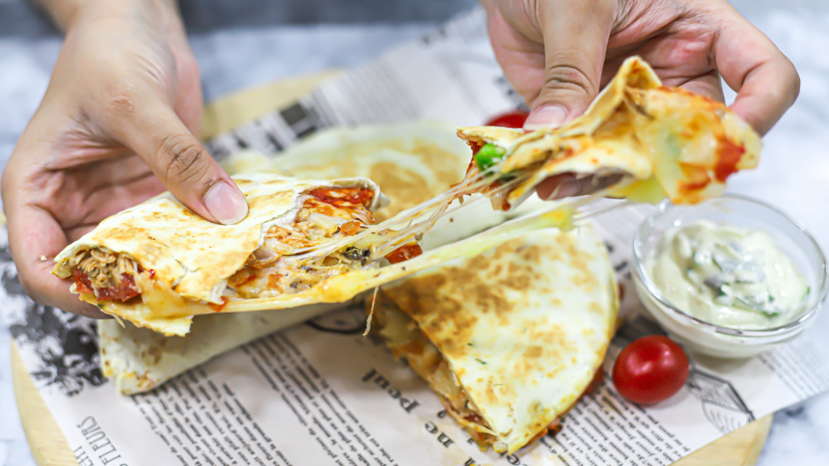 Chipotle Chicken Quesadillas