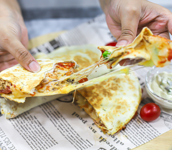 Chipotle Chicken Quesadillas