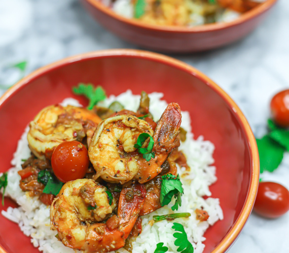 Delicious Prawn Veracruz