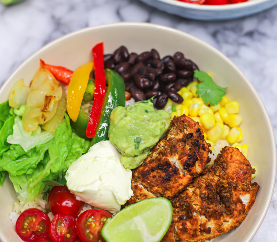 Fajita Chicken Burrito Bowl