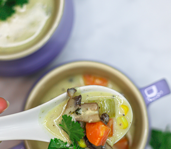 Delicious Creamy Chicken Soup