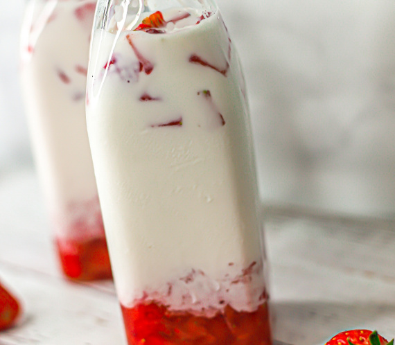 Korean Strawberry Milk Recipe