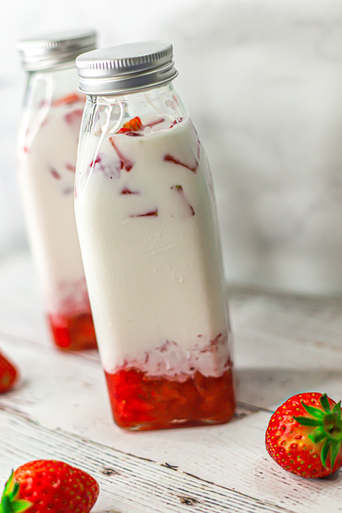 Korean Strawberry Milk Recipe