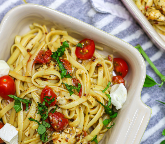 Caprese Chicken Pasta