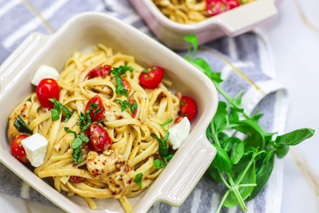 Caprese Chicken Pasta