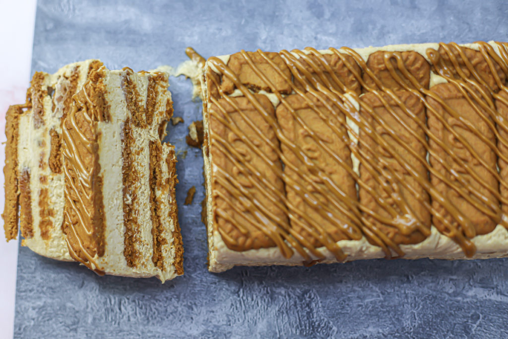 3-Ingredient Biscoff Icebox Cake