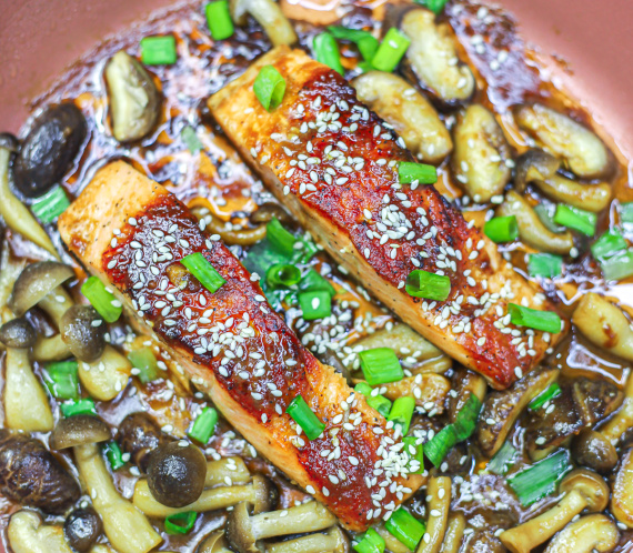 Delicious Miso Glazed Salmon