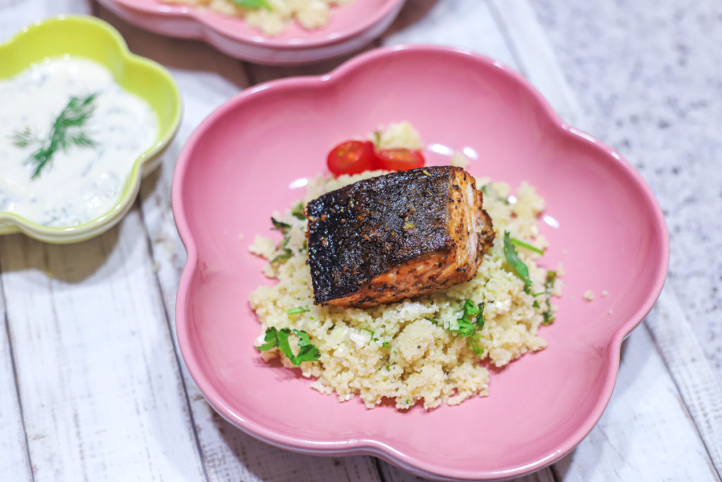 Salmon with Lemon Couscous