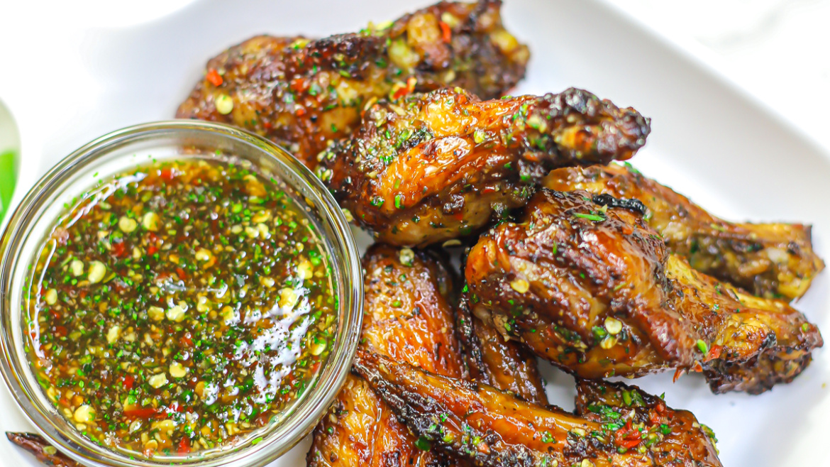 Air Fried Thai Chicken Wings