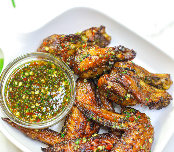 Air Fried Thai Chicken Wings