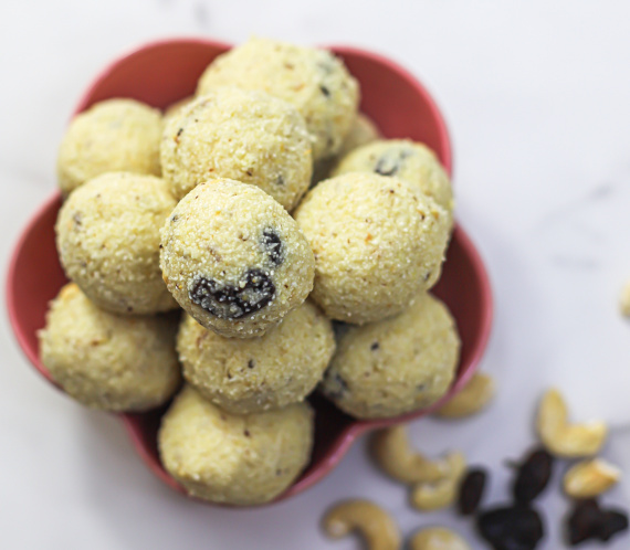 Suji Ladoo - Semolina Ladoo